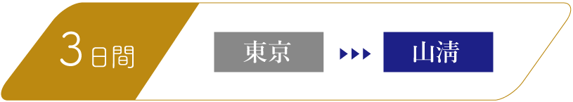 3日間　東京-山淸